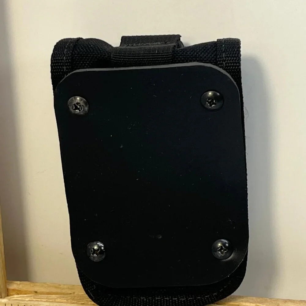 Black Nylon Utility Belt Pouch Black Tactical Buckle EDC Multi Tool Holder